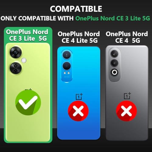 Image of JANAK RAJ Shockproof Bumper - Crystal Clear Transparent Back Case Cover Compatible with OnePlus Nord CE 3 Lite / 1+ CE3 Lite /Oppo K11x 5G | Minimalist PC+TPU 360 Protection Tough Rugged Design - Black