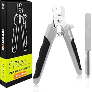Dog Nail Clippers and Trimmer, Ultra-Sharp Pet Nail Clippers with Nail File for Grooming – Dog Claw Care for Small & Large Dog