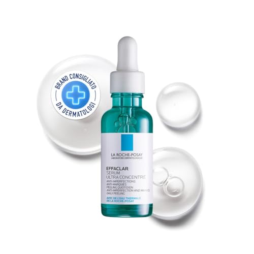 La Roche Posay Effaclar, Siero Peeling Ultra-Concentrato, Per Pelli a Tendenza Acneica, Azione Anti-Imperfezioni, Pelle Levigata, Con Acido Glicolico, Acido Salicilico e LHA, 30 ml