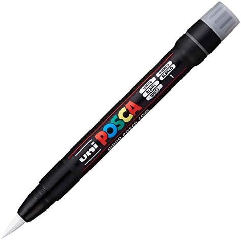 Uni-Ball Posca PCF-350 Marker 8mm Brush Tip - White