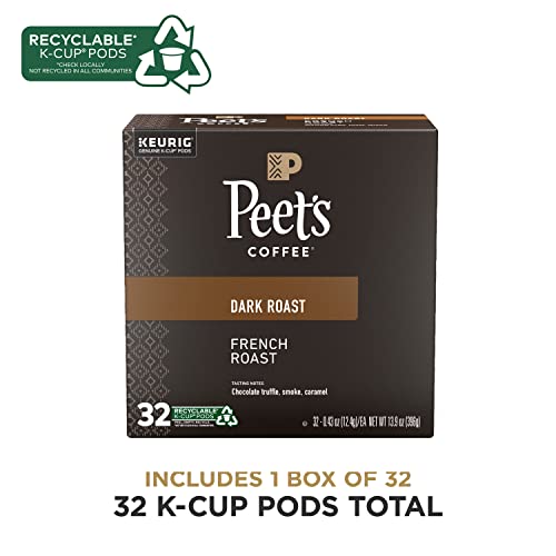 Peet's Coffee, Dark Roast K-Cup Pods For Keurig Brewers - French Roast 32 Count (1 Box Of 32 K-Cup Pods) #TOP1