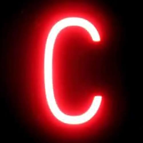 SpellBrite Letra LED C construye letreros personalizados con apariencia de letrero de neón. Cambia tu letrero en cualquier momento con letras