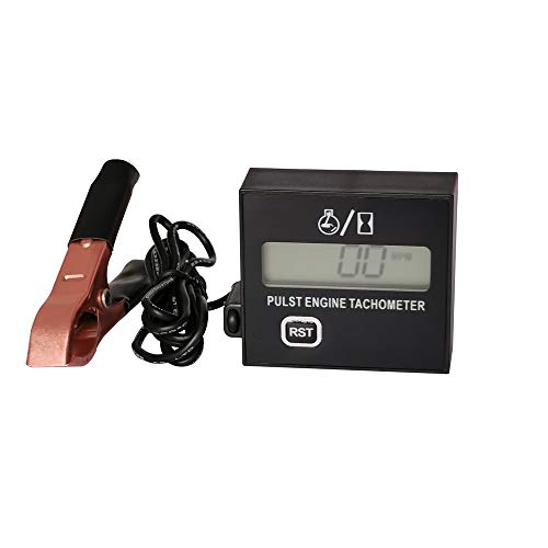 Mahaishangmao Digital Chainsaw Tachometer Tach Gauge Digital Display Pulse Speedometer For Gesture Induction Chain Saw Cropper Generator Lawn Mower Rv Atv Dirt Bike Motocross Boat Tractor #TOP2