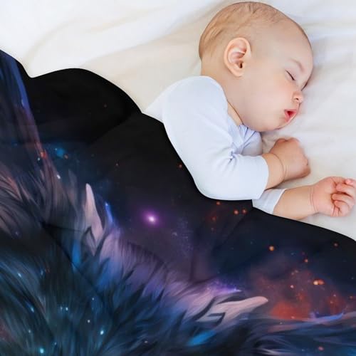 Couverture en flannel loup anti-froid pour ne plus frissonner - 4