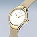 BERING 13326-334 Reloj de Cuarzo para Mujer con Caja de Acero Inoxidable de 26 mm con Acabado Dorado y Esfera Blanca Imagen de BERING 13326-334 Reloj de Cuarzo para Mujer con Caja de Acero Inoxidable de 26 mm con Acabado Dorado y Esfera Blanca