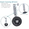 Lumintrail Adult Training Wheels for 24, 26, 29 Inch Bike - Heavy Duty, Adjustable Bicycle Training Wheels for Stabilization and Safe Learning