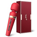 Massage Wand, Soft Silicone Head, Cordless & Quiet & Waterproof Massager for Women & Men, Body Relax...