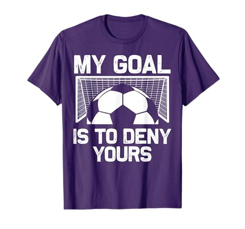 Soccer Goalie Art For Men Women Boys Girls Gag Soccer Player T-Shirt