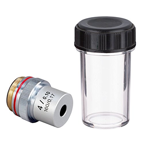 Obiettivo din 45 mm acromatico 4 x/0.10 per