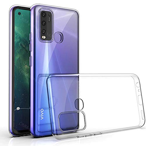 Image of Case Creation for Vivo Y50 Premium Imported 0.3mm Crystal Clear Totu Silicone Transparent Flexible Soft Corner Protection with TPU Slim Back Case Color Variation Cover for Vivo Y50
