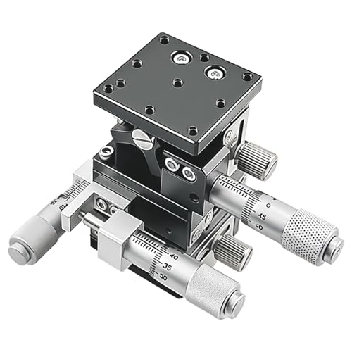 3-Axis Manual Linear Stage, 60 X 60 Mm Positioning Table, Precision