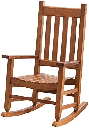 B&Z KD-23N Classic Child's Porch Rocker Rocking Chair Ages 6-10 Indoor Outdoor, Wood