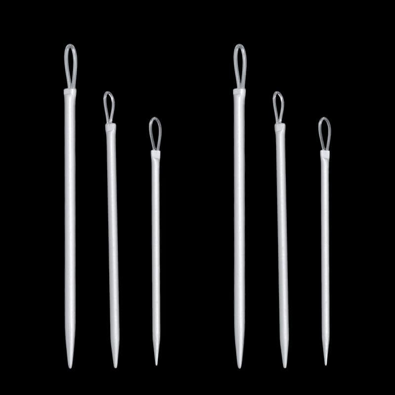 6 Pcs Wool Yarn Needles, Large Eye Tapestry Darning Needles Nylon Thread Rope Threader for Hand Weaving Knitting Crochet Sewing Embroidery Supplies