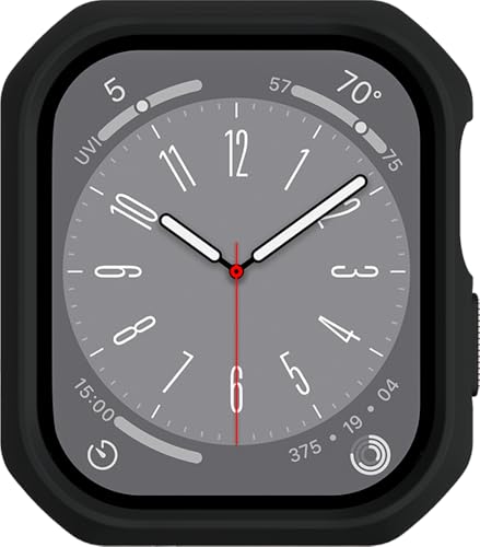 Coque Apple Watch 38-40mm Hybrid R 360 Itskins noire en plastique recyclé