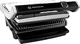 Tefal GC760D OptiGrill Elite XL Kontaktgrill | inkl. Rezeptbuch | 16 intelligente Programme | digitales Display | Grillboost-Funktion | spülmaschinenfeste Platten 800 cm² | Edelstahl/Schwarz
