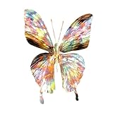 metal wall decor amazon True to Life: From the intricate textures on the wings to the lovely curled linear tentacles, anyone can appreciate the details of these butterflies. This detailed and realistic natural art makes any room come to life.