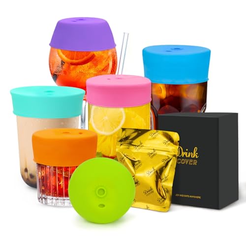 SUNGRACE Drink Protection Cover for Parties Bars or Clubs 6 Pack