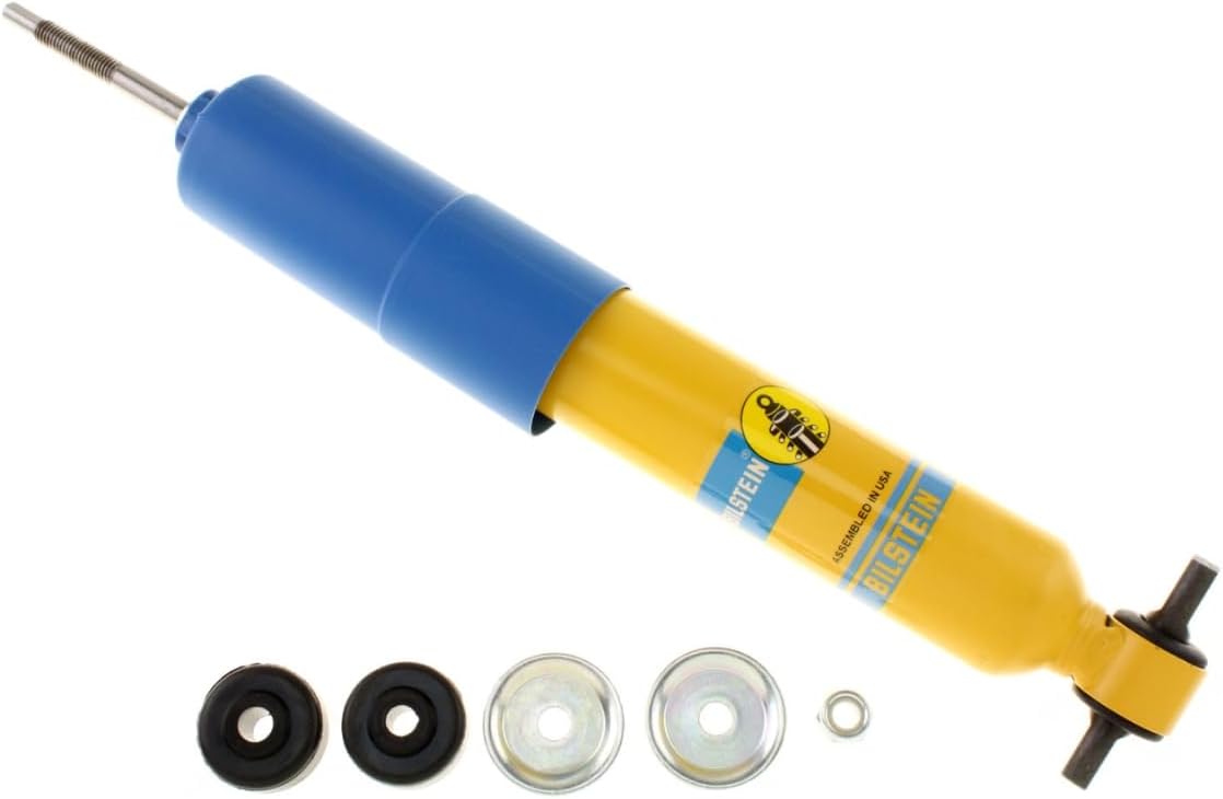Bilstein B6 4600 Single Front Suspension Shock Absorber Fits: 1998 2007 Sierra SIlverado 1500 4.3 & 6.0 with coil spring suspension crew and standard Cab | Monotube Design | 24-029025