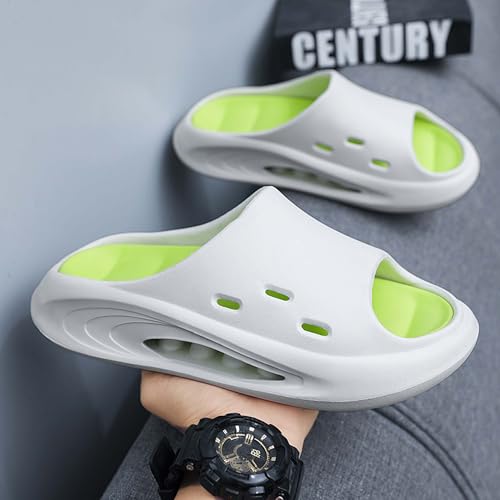 Couple's plus size single drag anti slip quick drying shower slippers, summer beach shoes3