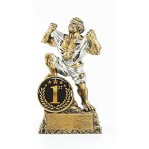 Decade Awards Monster Trophy - 6.75 Inch Tall - Victory Beast Award with 1st or 2nd Place Insert - Engraved Plate on Request