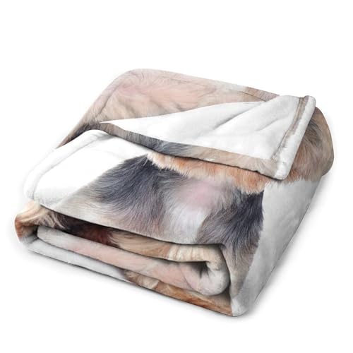 Couverture en flanelle Yorkshire Terrier douce lit bureau - 4