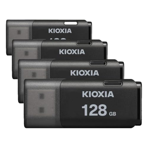 KIOXIA(�L�I�N�V�A)�y���{���zUSB�t���b�V�������� 128GB USB2.0 �����T�|�[�g���K�i KLU202A128GK (× 4)