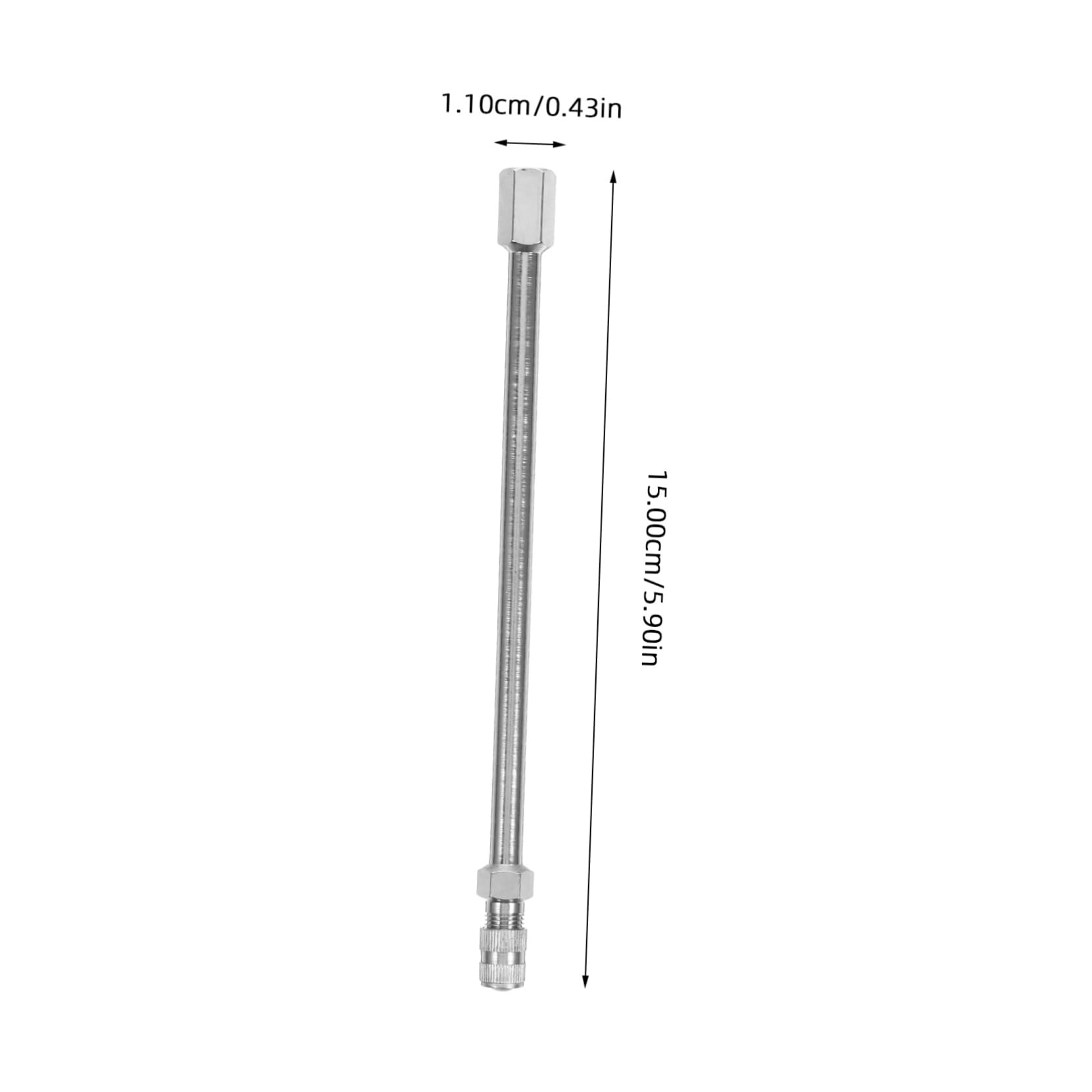 Gogogmee Tire Valve Extension Rod Valve Stem Adapter for Effortless Tire Inflation Compatible with Cars Motorcycles and More Durable Design for