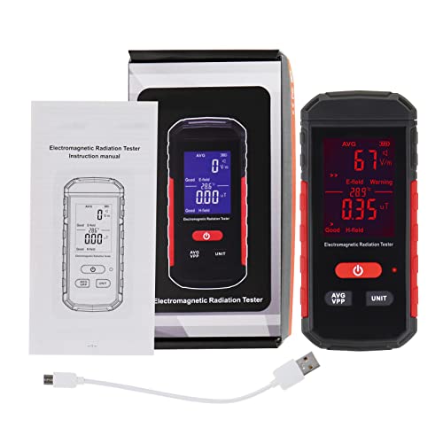 Medidor Digital EMF Detector Radiación y Temperatura miniatura 3