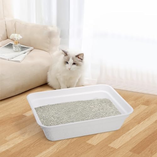 8 cajas desechables para arena de gato WUWEOT miniatura 5
