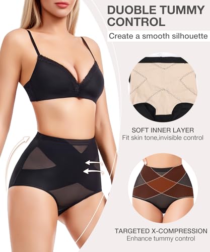 Tummy Control Shapewear Panties for Women Body Shaping Briefs Compression Underwear Seamless Shapewear Panty Girdle3