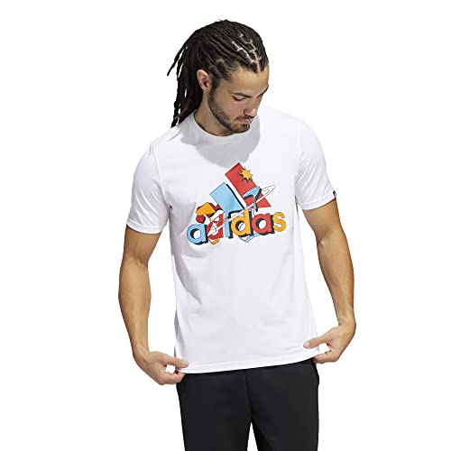 Adidas M Fluid BOS G T, T-Shirt Uomo, White, S