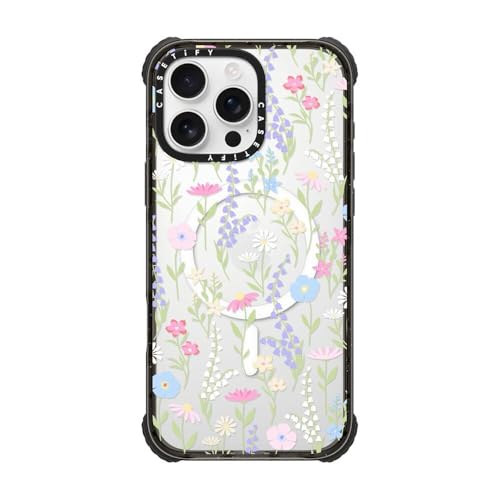 Coque rose iPhone 16 Pro Max CASETiFY protection fleurie pour le quotidien connecté