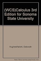 (WCS)Calculus 3rd Edition for Sonoma State University 0471706876 Book Cover