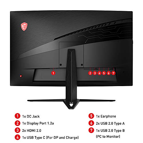 Msi Optix Mag272C Monitor Gaming 27