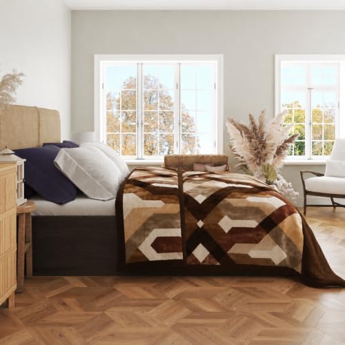 Image of Double Bed Blanket Kambal Heavy Blanket | Perfect for Winters | 220 CM X 275 CM | 3.0 Kg