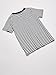Carter's Big Boy's 2-Pack Tee Shirt, Light Grey Stripe/Black Stripe, 4