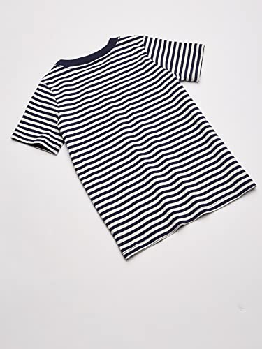 Carter's Boys' Big 2-Pack Tees, Light Grey Stripe/Black Stripe, 44