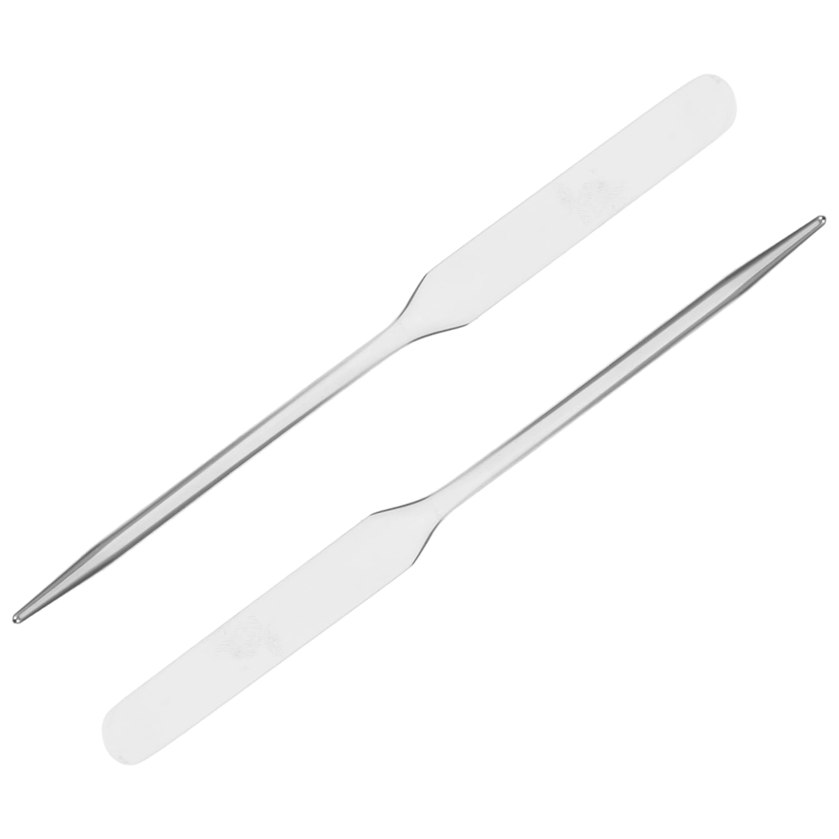 FOMIYES Professional Makeup Mixing Spatula Set 2pcs Palette Stick for Diy Foundation Pigment