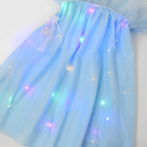 Vestido Princesa Cenicienta para Niñas 3-9 años miniatura 6
