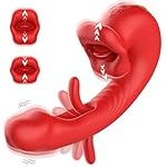 DVG Rot 3-in-1 Vibrator: Zungenlecken, G-Punkt