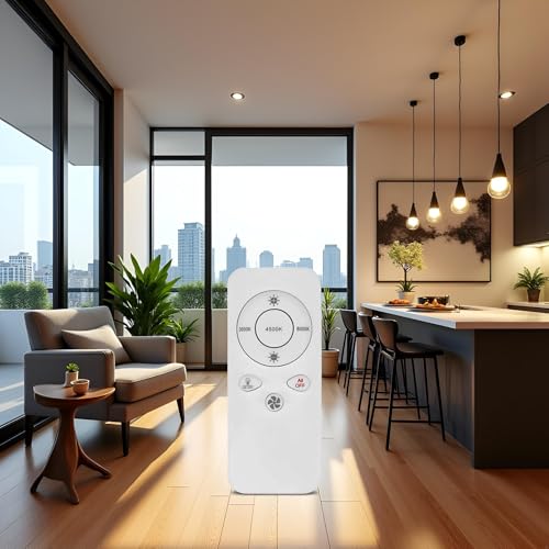 Image of FS400-B2 Fan Remote Replacement Compatible with MOTCTQVD FS400-B2 Socket Breeze Ceiling Fan Light Controller (FS400-B2)