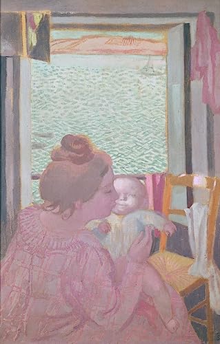 Toile Maurice Denis Maternité à la fenêtre habiller grand mur vide salon 60x90cm