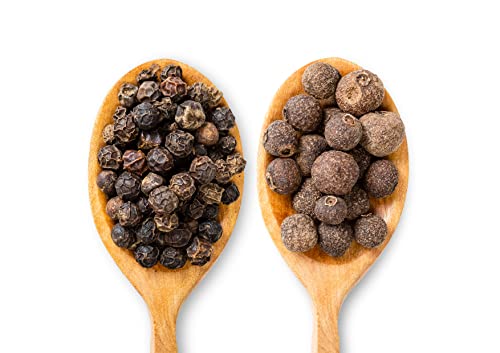 Fragrant Spices Bundle - Whole Black Pepper, 1 Pound And Allspice Berries, 1 Pound - Kosher, Raw, Vegan, Whole #TOP3