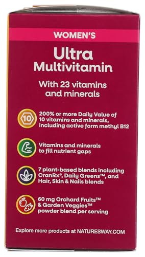 Nature's Way, Multivitamin Alive Once Daily Women Tablets, 60 Count - image 6