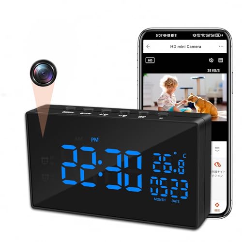 Amazon.co.jp: LXMIMI とうさつ置時計型カメラ 小型カメラ 隠しカメラ