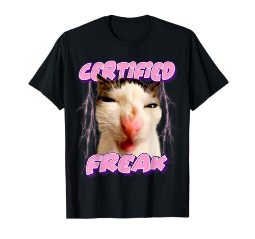 meme de gato gracioso – Meme de gato divertido certificado Camiseta
