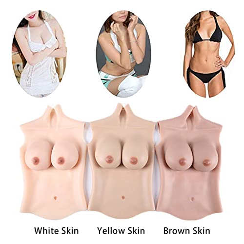 Faux seins silicone col haut dissimuler transition mastectomie