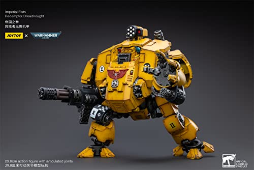 Hiplay Joytoy × Warhammer 40K Officially Licensed 1/18 Scale Science-Fiction Action Figures Full Set Series -Imperial Fists Redemptor Dreadnought #TOP4