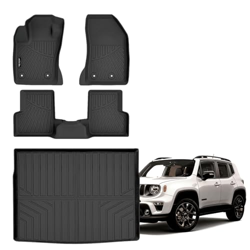 AltraVos Floor Mats & Trunk Mat for 2015-2026 Jeep Renegade