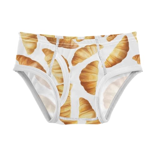 ODAWA Croissants Cotton Toddler Underwear, Tag-Free Comfort 2T Boys Underwear